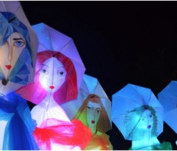 marionetas gigantes chicas y chicos