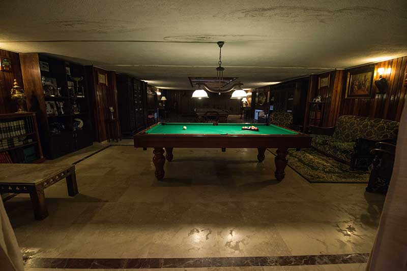 mesa de billar misteriosa