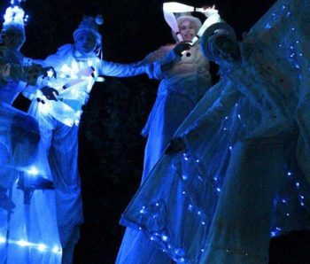 bailarines a la sombra