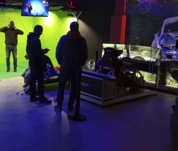 jugando al rally virtual