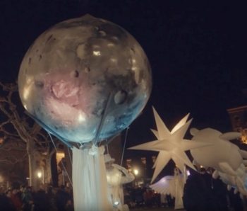 esfera hinchable de Luna