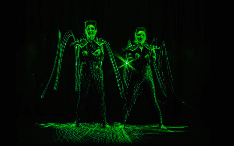 Beats & Visual Experience, espectáculo de música y danza con láseres